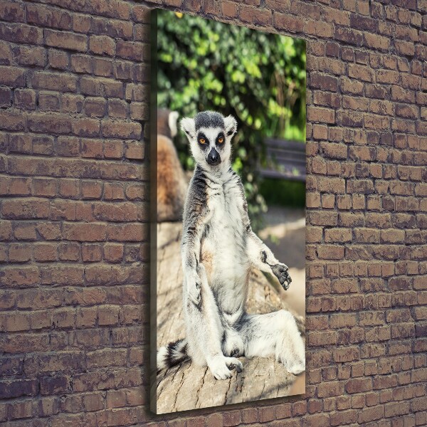 Foto auf leinwand vertikales Lemur