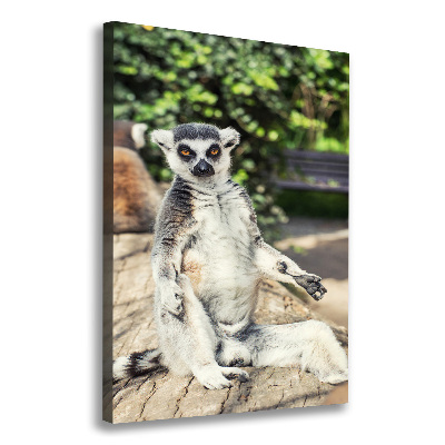 Foto auf leinwand vertikales Lemur