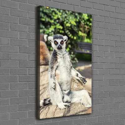 Foto auf leinwand vertikales Lemur