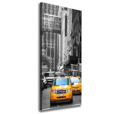 Foto leinwand vertikales New Yorker Taxis