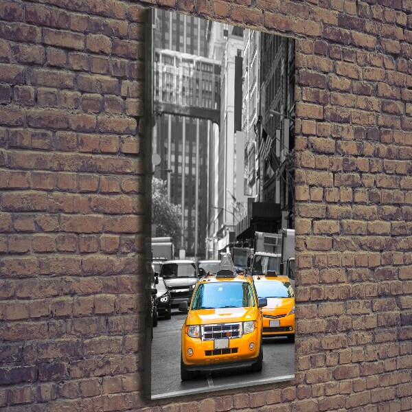 Foto leinwand vertikales New Yorker Taxis