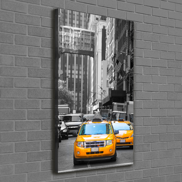 Foto leinwand vertikales New Yorker Taxis