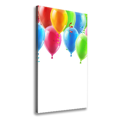 Wandbild vertikales Bunte Luftballons