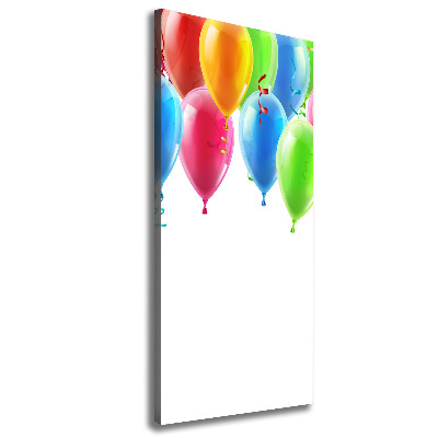 Wandbild vertikales Bunte Luftballons