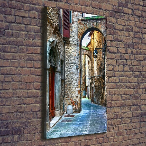 Foto leinwand vertikales Italienische Straßen