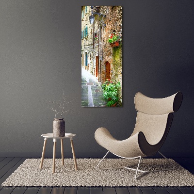 Foto auf leinwand vertikales Italienische Straßen