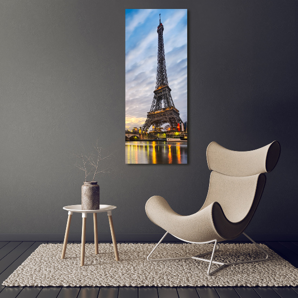 Wandbild vertikales Eiffelturm Paris