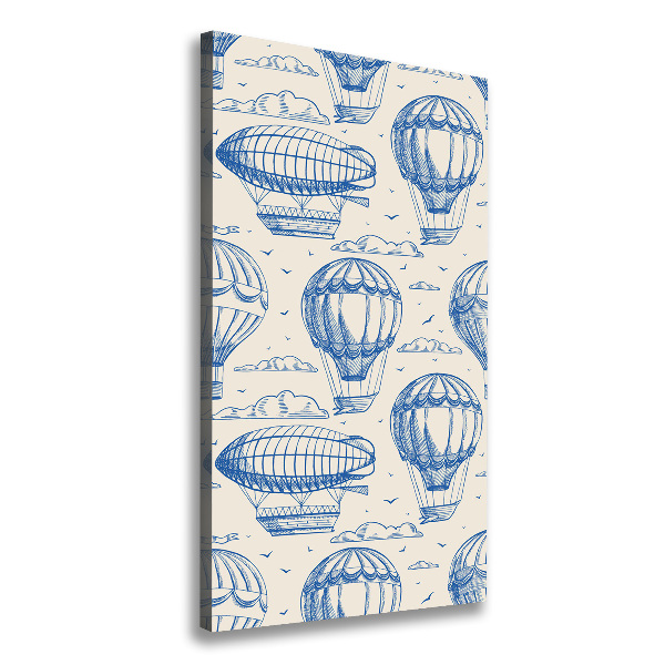 Wandbild vertikales Luftschiffe und Ballons
