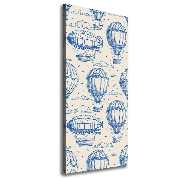 Wandbild vertikales Luftschiffe und Ballons