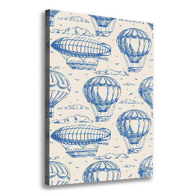 Wandbild vertikales Luftschiffe und Ballons
