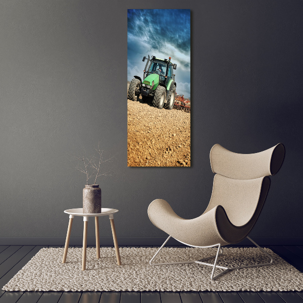 Foto auf leinwand vertikales Traktor