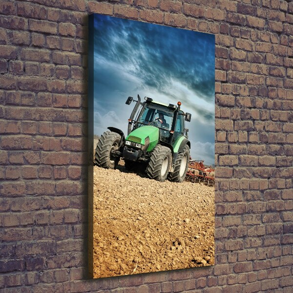 Foto auf leinwand vertikales Traktor