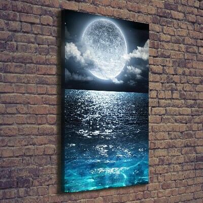Foto auf leinwand vertikales Vollmond
