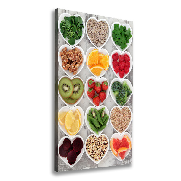 Foto auf leinwand vertikales Gesunde Ernährung