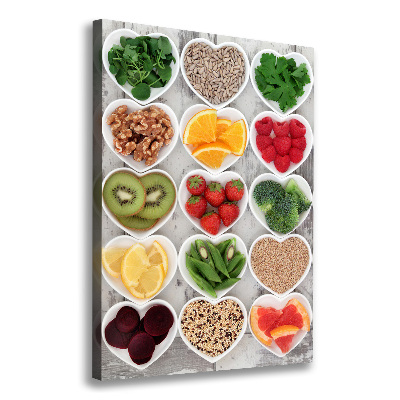 Foto auf leinwand vertikales Gesunde Ernährung