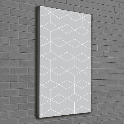 Wandbild vertikales Geometrischer Hintergrund