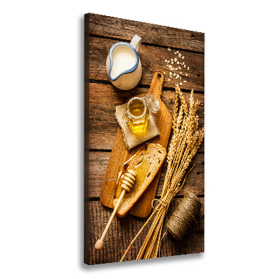 Wandbild vertikales Frühstück