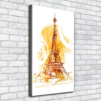 Wandbild vertikales Sommer in Paris