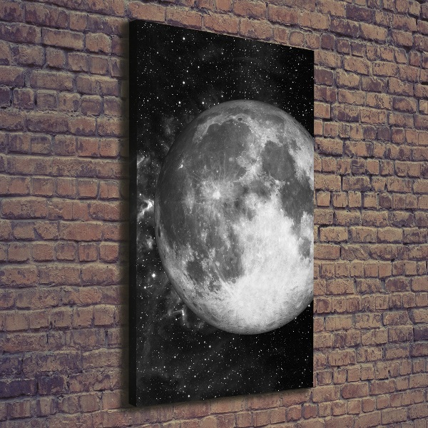 Wandbild vertikales Mond