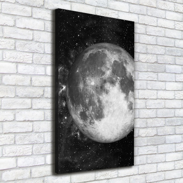 Wandbild vertikales Mond