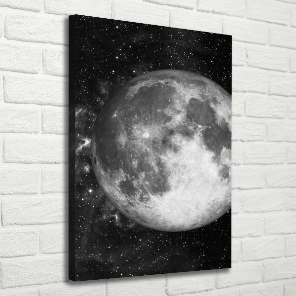 Wandbild vertikales Mond