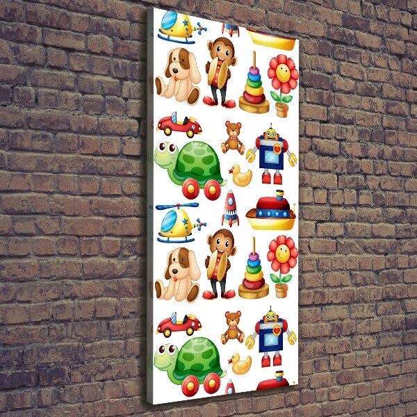 Foto auf leinwand vertikales Spielzeug