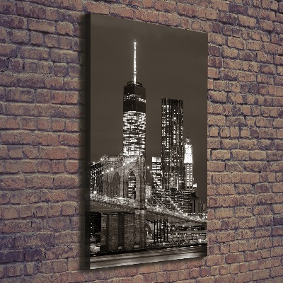 Wandbild vertikales Manhattan, New York