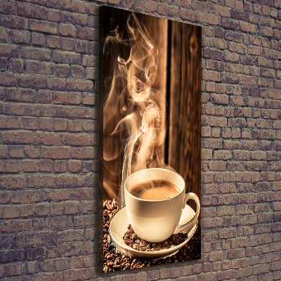 Foto leinwand vertikales Aromatischer Kaffee