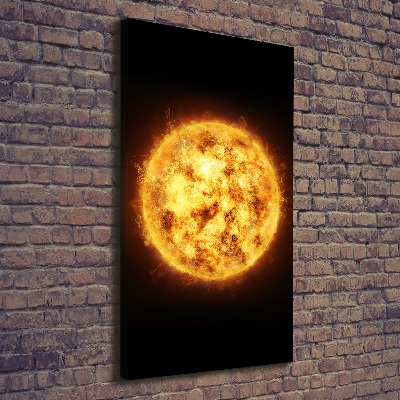 Foto auf leinwand vertikales Sonne