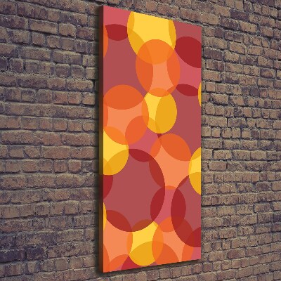 Foto auf leinwand vertikales Bunte Kreise