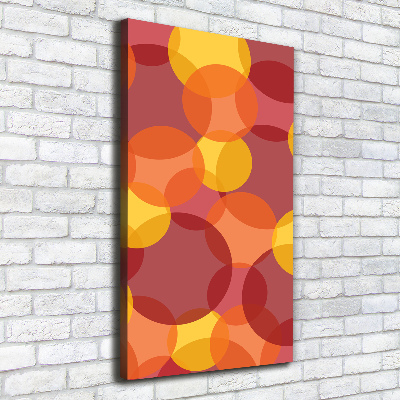 Foto auf leinwand vertikales Bunte Kreise