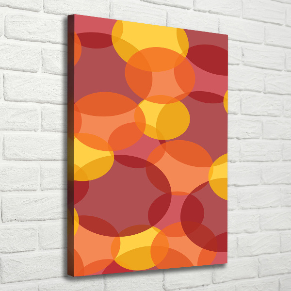 Foto auf leinwand vertikales Bunte Kreise
