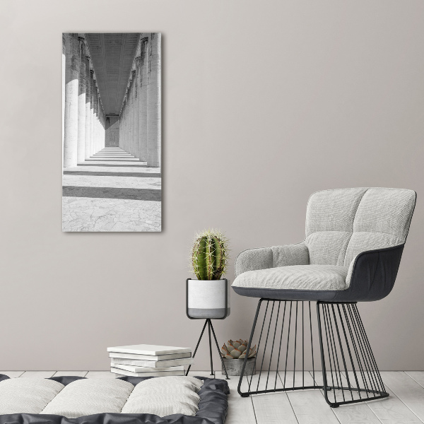Foto leinwand vertikales Korridor