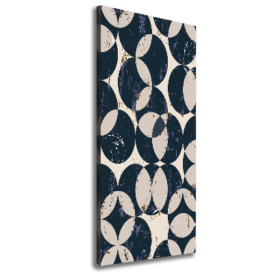 Wandbild vertikales Geometrischer Hintergrund