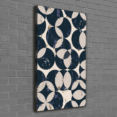 Wandbild vertikales Geometrischer Hintergrund