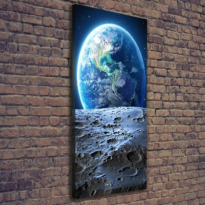 Wandbild vertikales Planet Erde