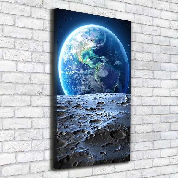 Wandbild vertikales Planet Erde