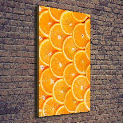 Foto auf leinwand vertikales Orangenscheiben