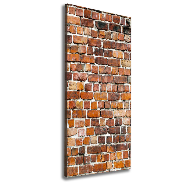 Wandbild vertikales Ziegelmauer