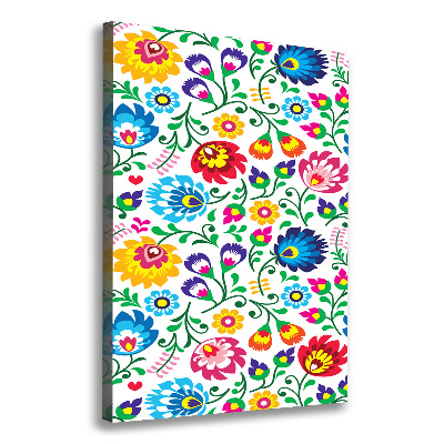 Foto leinwand vertikales Ethnisches Muster