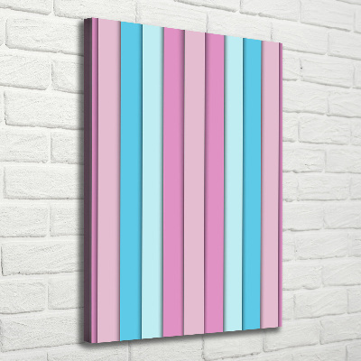 Wandbild vertikales Bunte Streifen