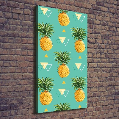 Foto leinwand vertikales Ananas