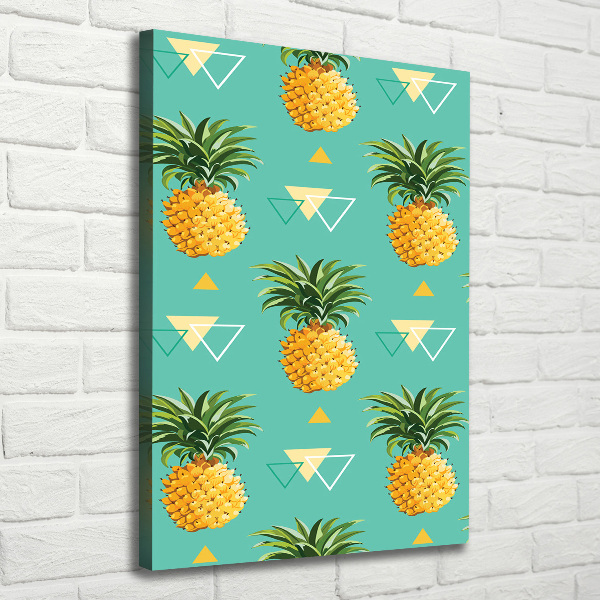Foto leinwand vertikales Ananas