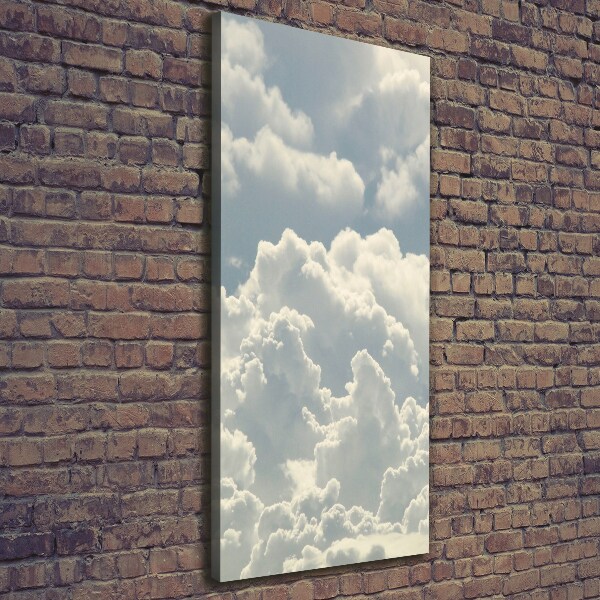 Foto auf leinwand vertikales Wolken