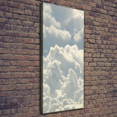 Foto auf leinwand vertikales Wolken