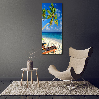 Wandbild vertikales Tropischer Strand