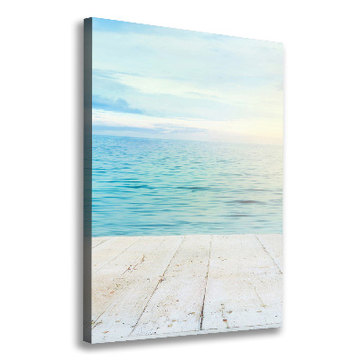 Foto leinwand vertikales Tropischer Strand