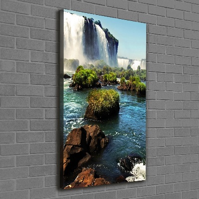 Foto auf leinwand vertikales Igazu-Wasserfall