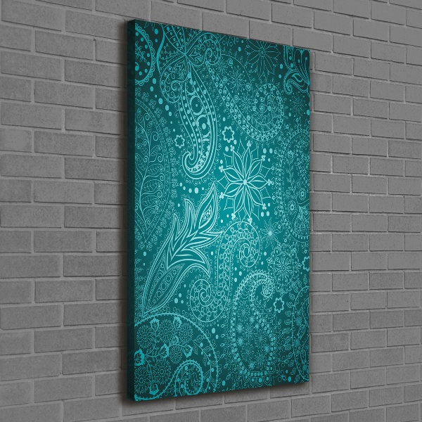 Foto auf leinwand vertikales Ornamente