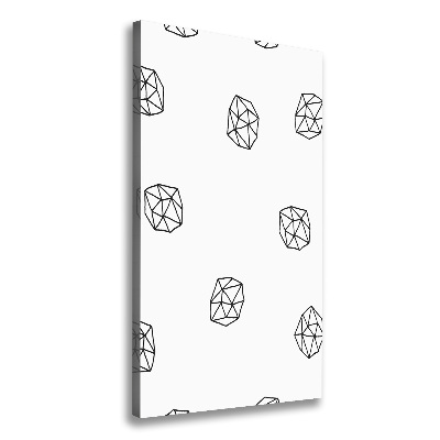 Foto auf leinwand vertikales Abstraktes Muster